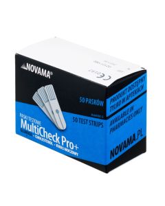 Paski testowe NOVAMA MultiCheck Pro+ glukoza /50 szt
