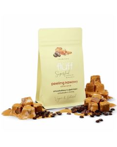 Fluff Peeling kawowy suchy Karmel 100g
