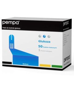 Paski do pomiaru glukozy we krwi Pempa BK6-G - 50 sztuk
