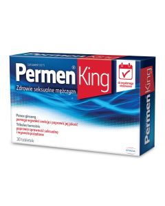 STADA PHARM PERMEN KING - Wsparcie zdrowia seksualnego mężczyzn - 30 tabletek