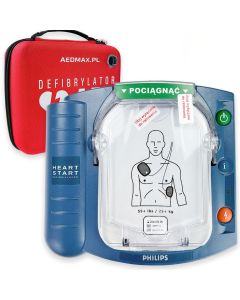 Defibrylator AED Philips HeartStart HS1 półautomatyczny w torbie
