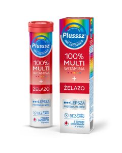 Plusssz100% Multiwitamina + Żelazo