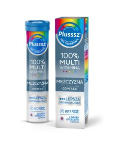 Plusssz 100% Multiwitamina Mężczyzna Complex