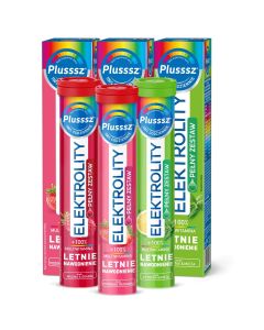 Plusssz Elektrolity + 100% Multiwitamina – Kompleksowe Nawodnienie i Witaminy