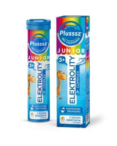 Plusssz Junior Elektrolity Complex - gdy dziecko nie chce pić wody
