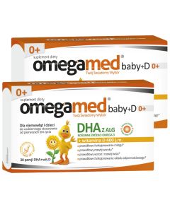OmegaMed Baby+D 0+ kapsułki twist-off