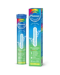 Plusssz Ashwagandha 100% Harmonia Complex - 24 tabletki musujące