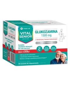 Suplement dla seniorów glukozamina POLSKI LEK Vital Senior - 30 sasz.