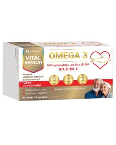 Suplement diety VITAL SENIOR Omega-3 POLSKI LEK - 60 kapsułek