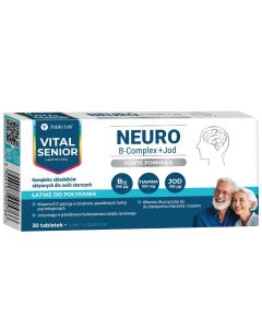 Suplement diety Vital Senior Neuro B-Complex POLSKI LEK 30 tabletek - opak.