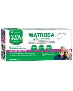 Suplement diety w tabletkach Vital Senior Wątroba Polski Lek - 30 szt.