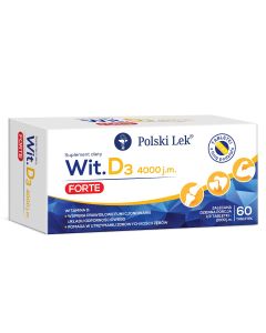 Witamina D3 4000 j.m. FORTE, 60 tabletek