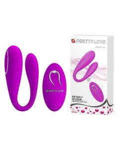 PRETTY LOVE ALGERNON USB Wibrator dla par 12 funkcji