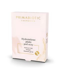 Primabiotic Hydrożelowe płatki pod oczy Q10 Kolagen – nawilżenie i regeneracja