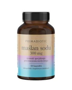 Primabiotic Maślan Sodu 300 mg – wsparcie dla jelit | Suplement diety