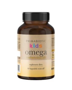 Primabiotic Omega + Witamina D3 Kids 60 kapsułek – wsparcie dla dzieci