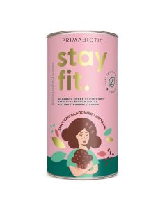 Primabiotic Stay Fit wegański shake proteinowy smak czekoladowego brownie - 500 g