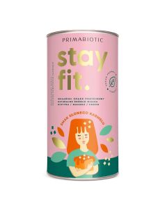 Primabiotic Stay Fit wegański shake proteinowy smak słonego karmelu - 500 g