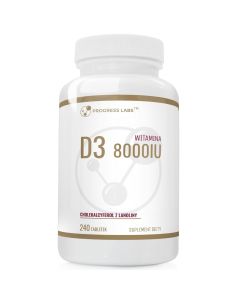 WITAMINA D3 8000IU MOCNA Dobry NASTRÓJ Lepsza ODPORNOŚĆ 240 tabletek