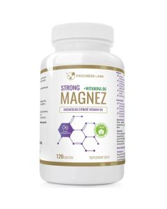 Best Store Progress Labs MAGNEZ STRONG + Witamina B6 - 120 tabletek