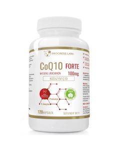 Best Store Progress Labs Koenzym Q10 Forte 100mg CoQ10 UBICHINON - 120 Kapsułek