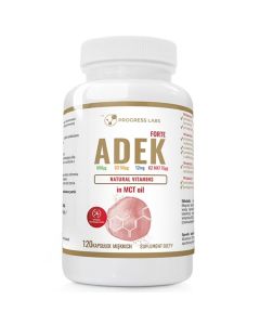 Best Store Progress Labs ADEK FORTE A,D3,E,K2 MK-7 in MCT - 120 kapsułek miękkich