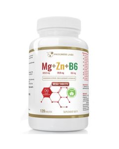 Best Store Progress Labs Magnez + Cynk + Witamina B6 - 120 tabletek