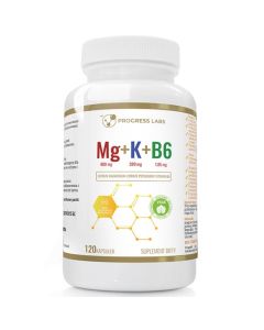 Best Store Progress Labs Magnez + Potas + Witamina B6 - 120 kapsułek