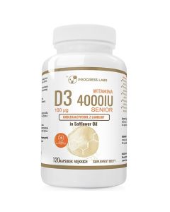Best Store Progress Labs Witamina D3 4000IU 120 kapsułek miękkich