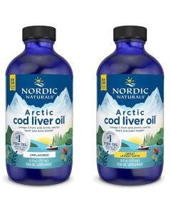 Arctic Cod Liver Oil Nordic Naturals kwasy omega-3 237 ml