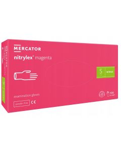 RĘKAWICZKI NITRYLOWE NITRYLEX MAGENTA - RÓŻOWE