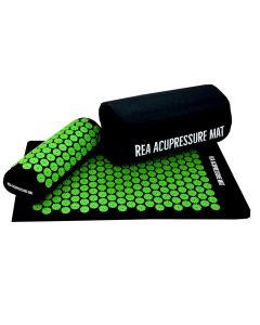 Rea Acupressure Mat Zielona z wałkiem