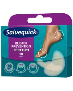 SALVEQUICK plastry Blister prevention 10 szt. (pięty, palce) 
