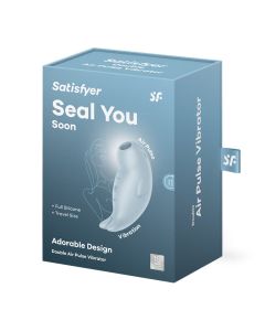 Zabawka erotyczna Satisfyer Seal You Soon – Wibrator z falą ciśnienia i wibracjami
