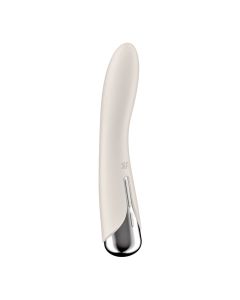 Wibrator do stymulacji punktu G Satisfyer Spinning Vibe 1 - beżowy