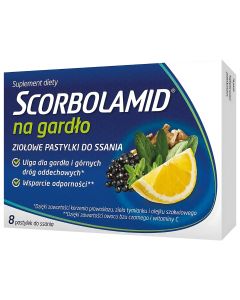 Scorbolamid na gardło do ssania