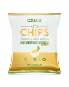 Chipsy Ser Szwajcarski & Francuska Cebulka – keto Chipsy – 30g – Beketo