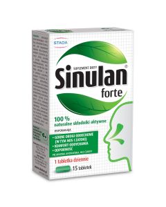 STADA PHARM SINULAN FORTE - Wsparcie górnych dróg oddechowych - 15 tabletek