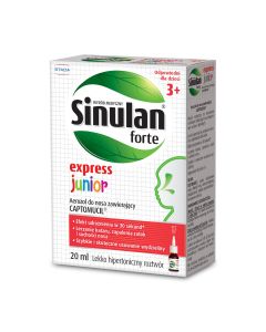 STADA PHARM SINULAN EXPRESS FORTE JUNIOR, aerozol do nosa dla dzieci 20 ml