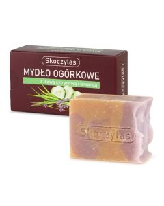Mydło ogórkowe z trawą cytrynową i lawendą – naturalna pielęgnacja 100 g