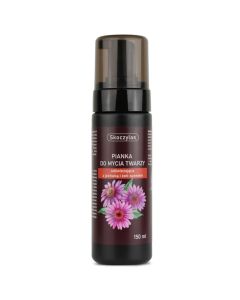 Pianka do mycia twarzy odświeżająca z jeżówką i żeń-szeniem - 150 ml 