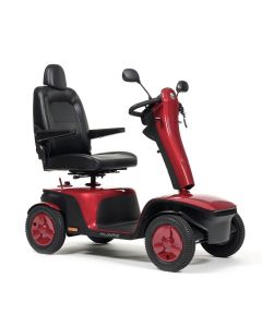 Skuter elektryczny czterokołowy Vermeiren Kuarz - Czerwień burgundowa