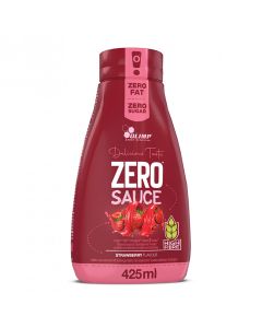 Sos do deserów Zero Sauce Olimp - Brak tłuszczu i cukrów - 425 ml-Truskawkowy