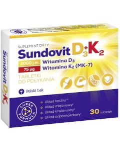 Sundovit D3+K2 - Suplement dla zdrowych kości i serca