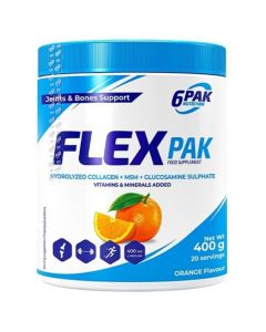 6PAK FLEX PAK Pomarańcza 400g