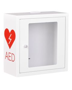 Szafka ASB1020 na defibrylator AED z alarmem dźwiękowym i świetlnym - Biała