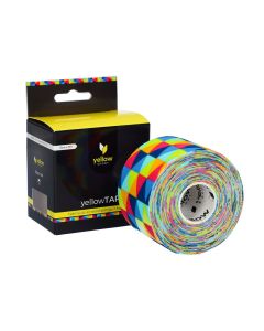 yellowTAPE – taśma do kinesiotapingu 5 cm x 5 m - kolorowe trójkąty