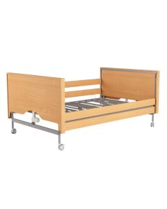 Łóżko rehabilitacyjne o zwiększonej szerokości RehaBed Taurus 2 Wide Lux - Dąb Sonoma Tabac