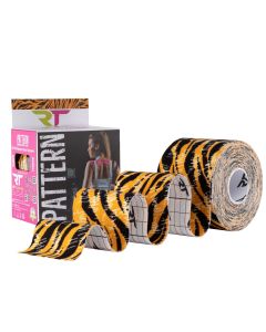 Taśma do kinesiotapingu Rea Tape Pattern 5m - Tiger