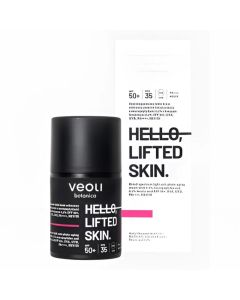 Veoli Botanica HELLO, LIFTED SKIN Szerokopasmowy krem SPF 50+ liftingująco-odmładzający
